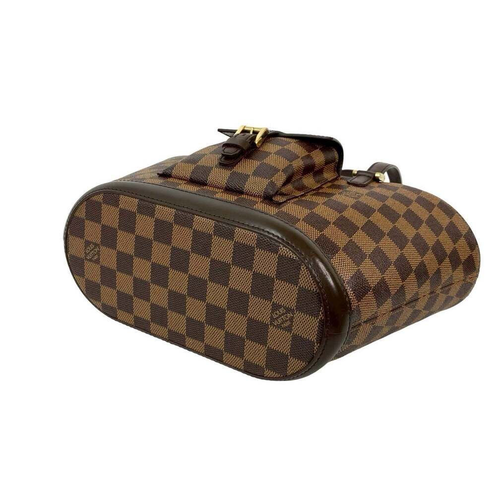 LOUIS VUITTON Brown Damier Leather Tote Bag - Picture 8 of 10